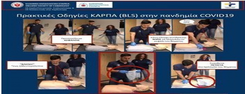 ΚΑΡΠΑ σε εξω-νοσοκομειακό περιβάλλον υπό συνθήκες πανδημίας Covid-19: Οδηγίες και προφυλάξεις